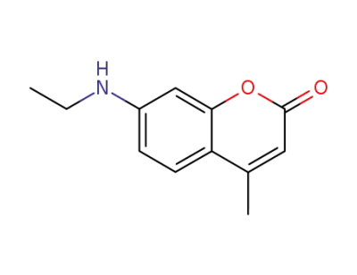 4-methyl-7-ethylamino-2H-benzopyran-2-one