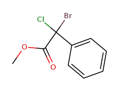 Bromo-chloro-phenyl-acetic acid methyl ester